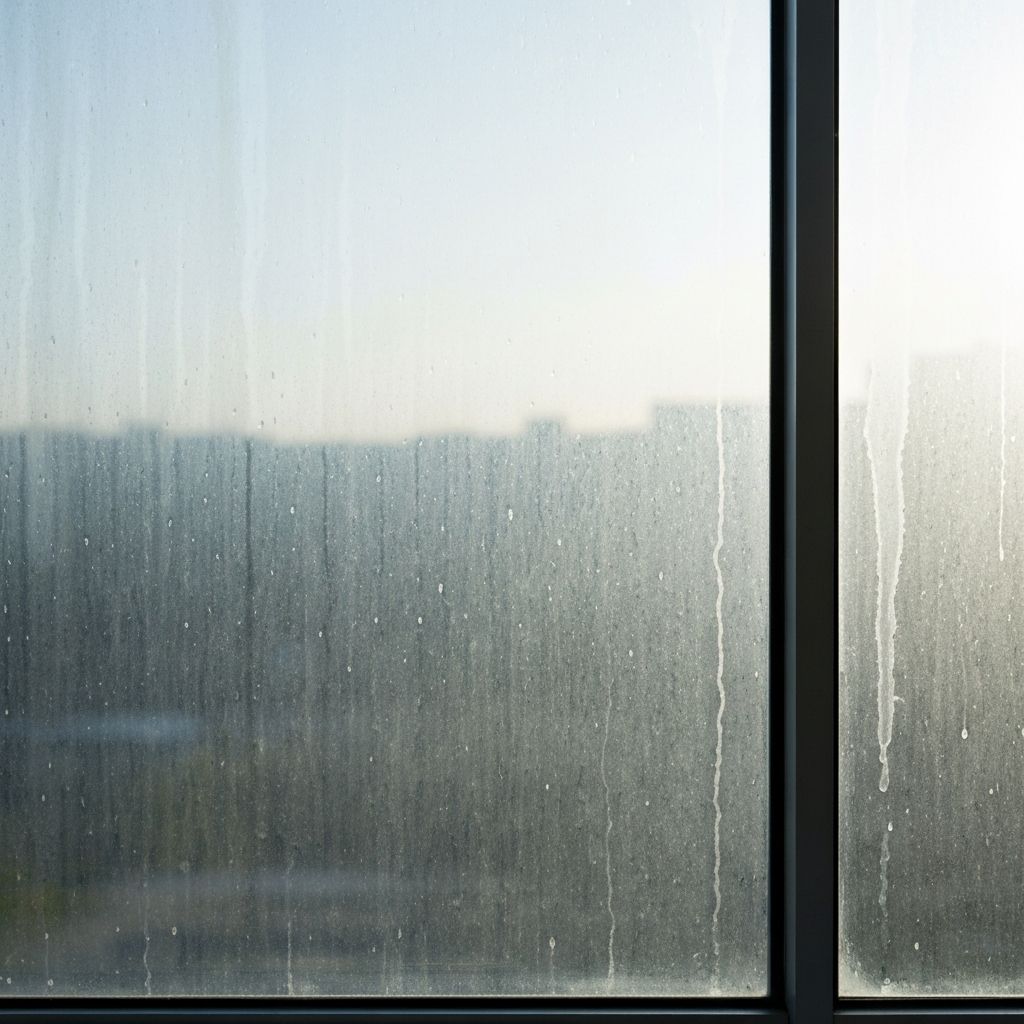 창문 청소 청소 전